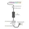 WANGCL 5V 3-Pin ARGB Lighting Controller with SATA Power, White | CP018905 - Image 6 WANGCL 5V 3-Pin ARGB Lighting Controller with SATA Power, White | CP018905
