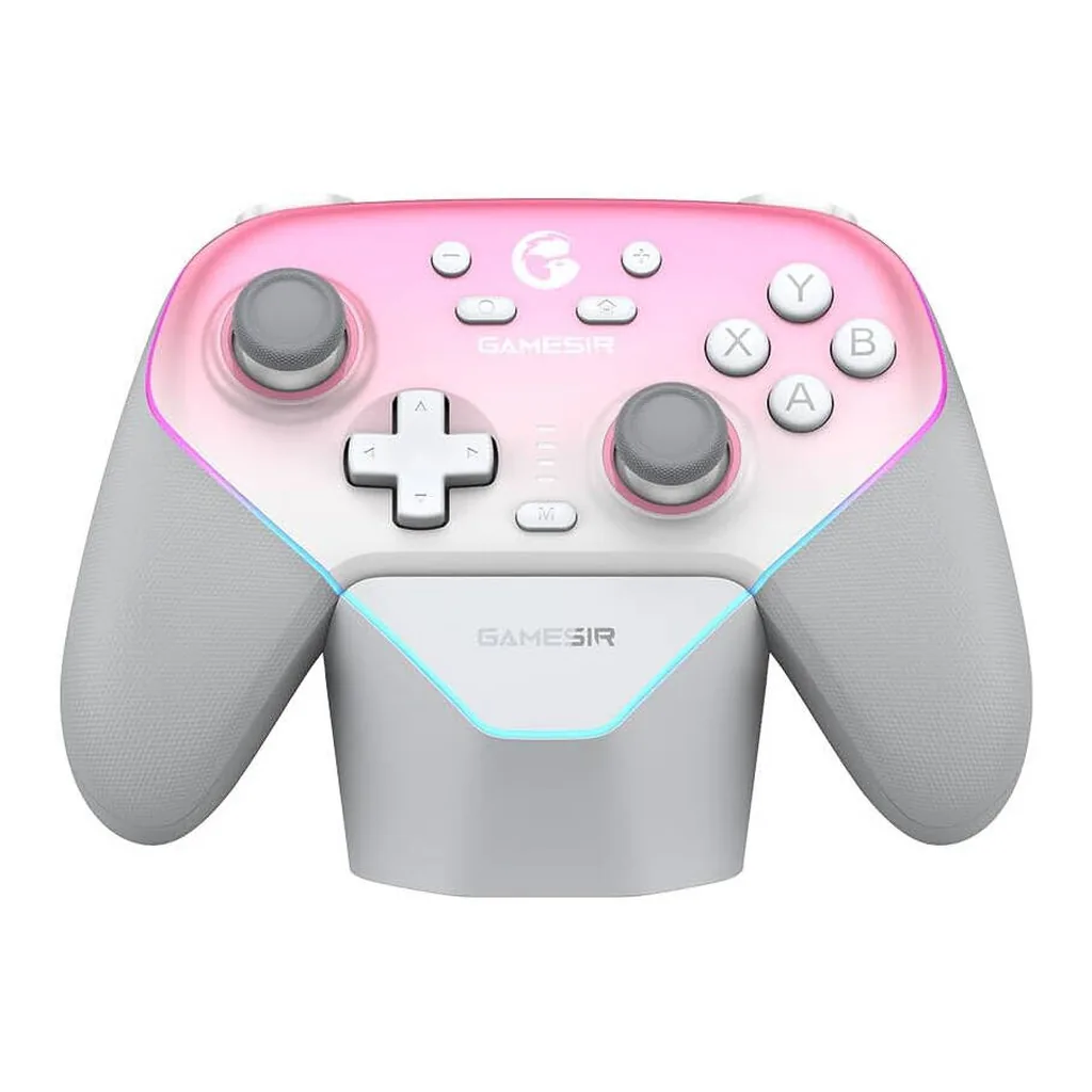 f018570ad32529e412a7ada66d525aa1-hi.jpg GameSir Super Nova Wireless Gaming Controller, 1000Hz Polling Rate, Hall Effect Joystick & Trigger, Vibration Feedback & Motion Control, Detachable Faceplate, Charging Dock, Pink