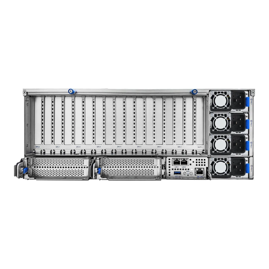 f054204fedc501dcee66091fe9111c27-hi.jpg AI PRO AMD EPYC 4U Server - 2 EPYC 9655 96C/192T, 4 NVIDIA RTX Pro 6000 Blackwell 96GB, 512GB DDR5 6400MHz RAM, 4TB NVMe Gen5 + 3.84TB U.2 SSD, 4 3200W PSU, Dual 10GbE LAN