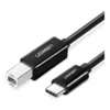 f0f12d4607d2dc404d52c84963c9e204-hi.jpg UGREEN US241 USB-C to USB-B Printer Cable - Black