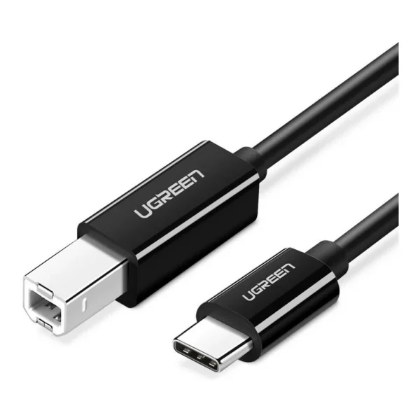 f0f12d4607d2dc404d52c84963c9e204-hi.jpg UGREEN US241 USB-C to USB-B Printer Cable - Black