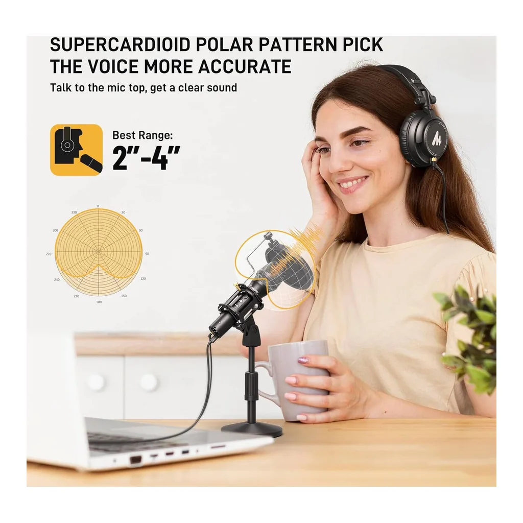 f177286d7eb79c7d81b2a1daefd4f545-hi.jpg MAONO AU-HD300T Dynamic Microphone