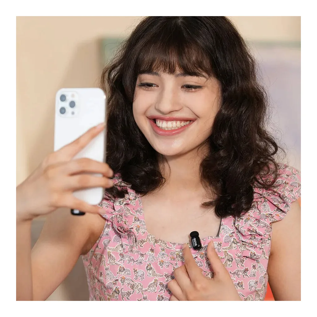 f59e211409d890d0a107acc98c3d6411-hi.jpg BOYA Mini Wireless Microphone, World"s Tiniest 5g Clip On Mic