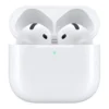 f6ba3e7a60d49fe3ccd820e220b04935-hi.jpg Apple Airpods 4, Spatial Audio W/ Dynamic Head Tracking, H2 Chip, Voice Isolation, Force Sensor, IP54 Dust, Sweat, & Water Resistant, Up to 30 Hours of Playback, USB-C Charging Case, White