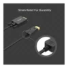 f6fae8b3d64bba6b4b55dc44ce46814d-hi.jpg Unitek DisplayPort to VGA Cable, Up to 1920x1200 Resolution, Strain Relief, No Software Required, 1.8 Meter Cable Length, Black | Y-5118F