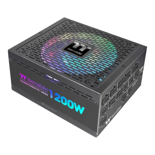 f707b197043ebf90e369c9b9132917a7-hi.jpg Thermaltake Toughpower PF1 1200 Watt Power Supply, Full Modular, 80 Plus Platinum, ARGB, PSU, SLI/CrossFire, Single Rail, 100A, ATX | PS-TPD-1200F3FAPK-1