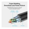 f7516661b739e72213e73b186cbae24a-hi.jpg Vention HDMI Extension Cable, 4K@60Hz Resolution, 3D Viewing Effect, Support HDR, Synchronized Audio And Video Output, No Delay And No Flicker, 3 Meter Cable Length, Black