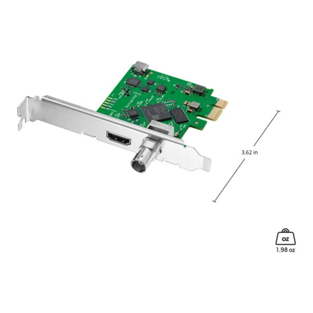 Blackmagic Design DeckLink Mini Monitor HD PCIe Playback Card, SDI and HDMI - Image 2 Blackmagic Design DeckLink Mini Monitor HD PCIe Playback Card, SDI and HDMI