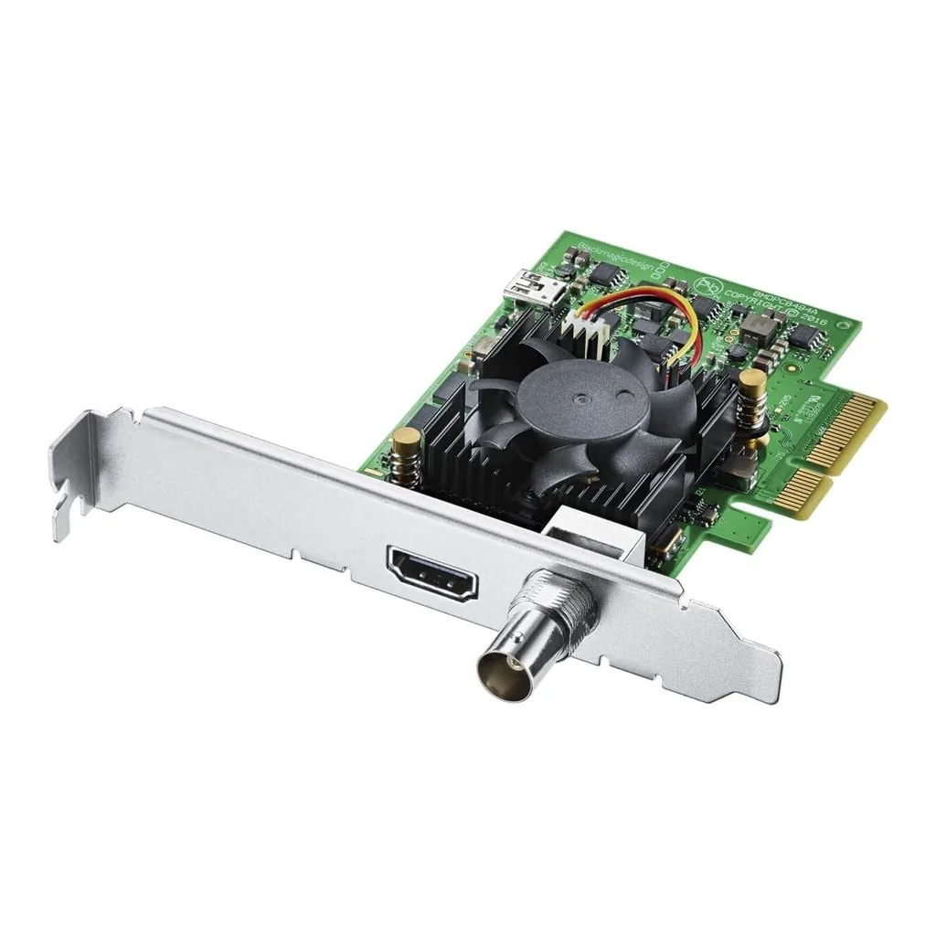 Blackmagic Design DeckLink Mini Monitor 4K PCIe Playback Card, 6G-SDI - Image 1 Blackmagic Design DeckLink Mini Monitor 4K PCIe Playback Card, 6G-SDI