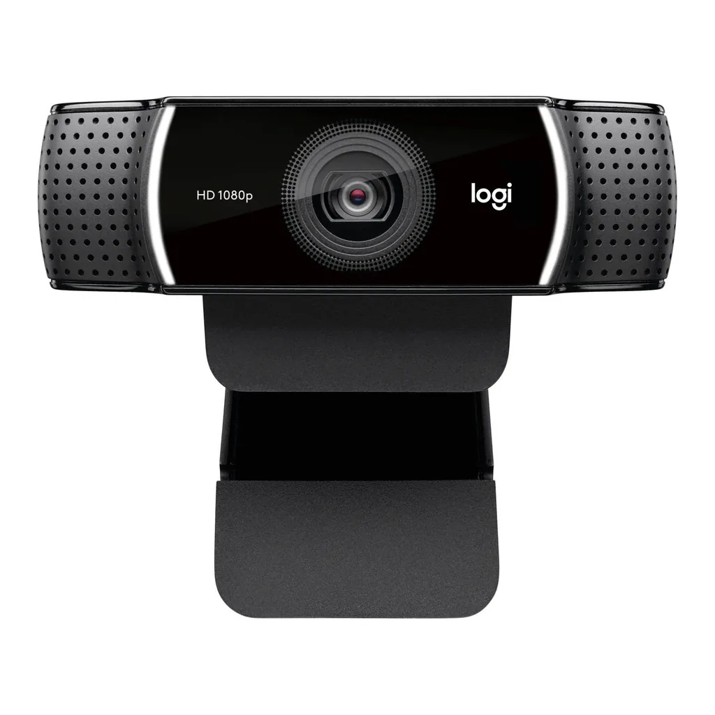 fae5a30594c6c30d5f3c92460dce23e8-hi.jpg Logitech C922 Pro Stream Full HD Webcam, Built-In Dual-Mic Stereo Sound, Auto-Light Correction, Hyperfast Frame Rate, 78° Diagonal FOV, Autofocus, Black