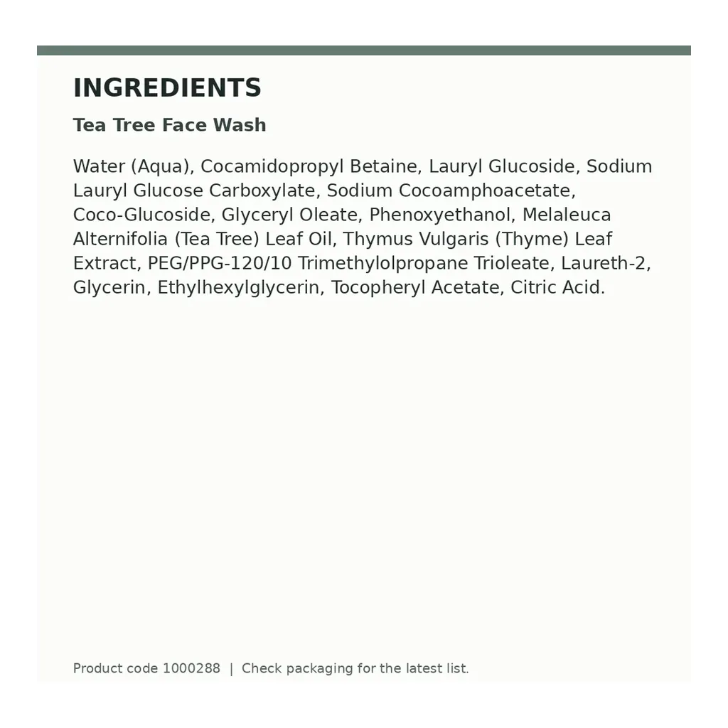 farmasi-1000288-07 Farmasi Dr. C. Tuna Tea Tree Face Wash