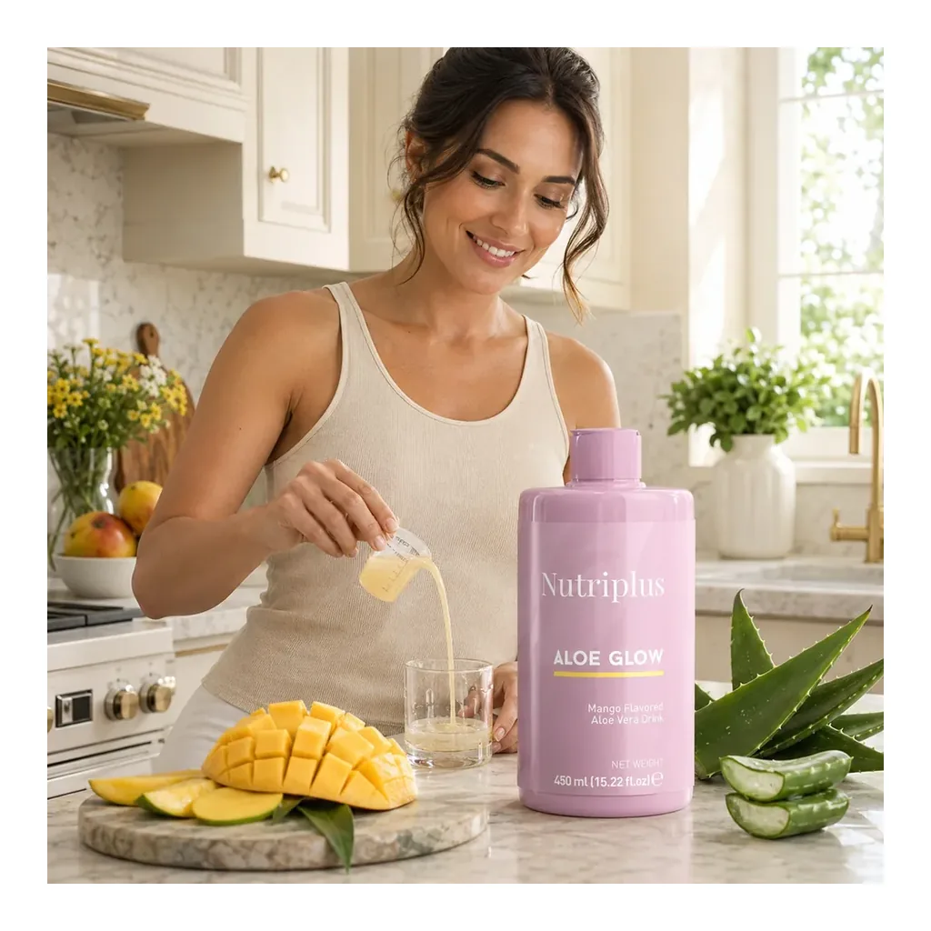 farmasi-1000704-03 Farmasi Nutriplus Aloe Glow Mango — 450 ml