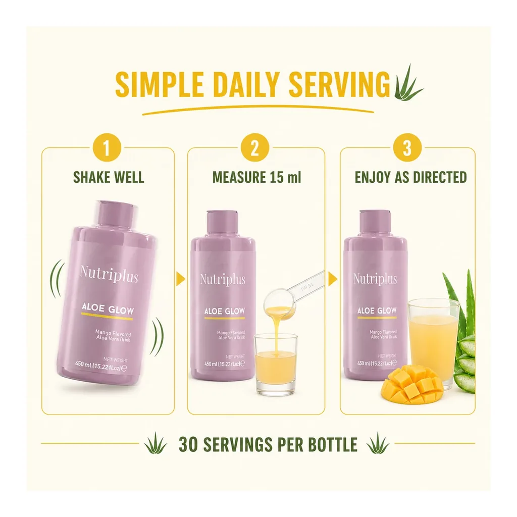 farmasi-1000704-04 Farmasi Nutriplus Aloe Glow Mango — 450 ml