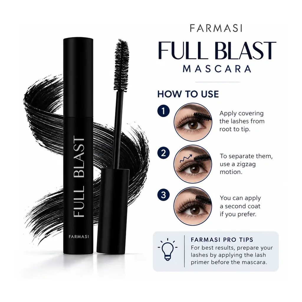 farmasi-1001504-full-blast-mascara-04-how-to-use Farmasi Full Blast Mascara