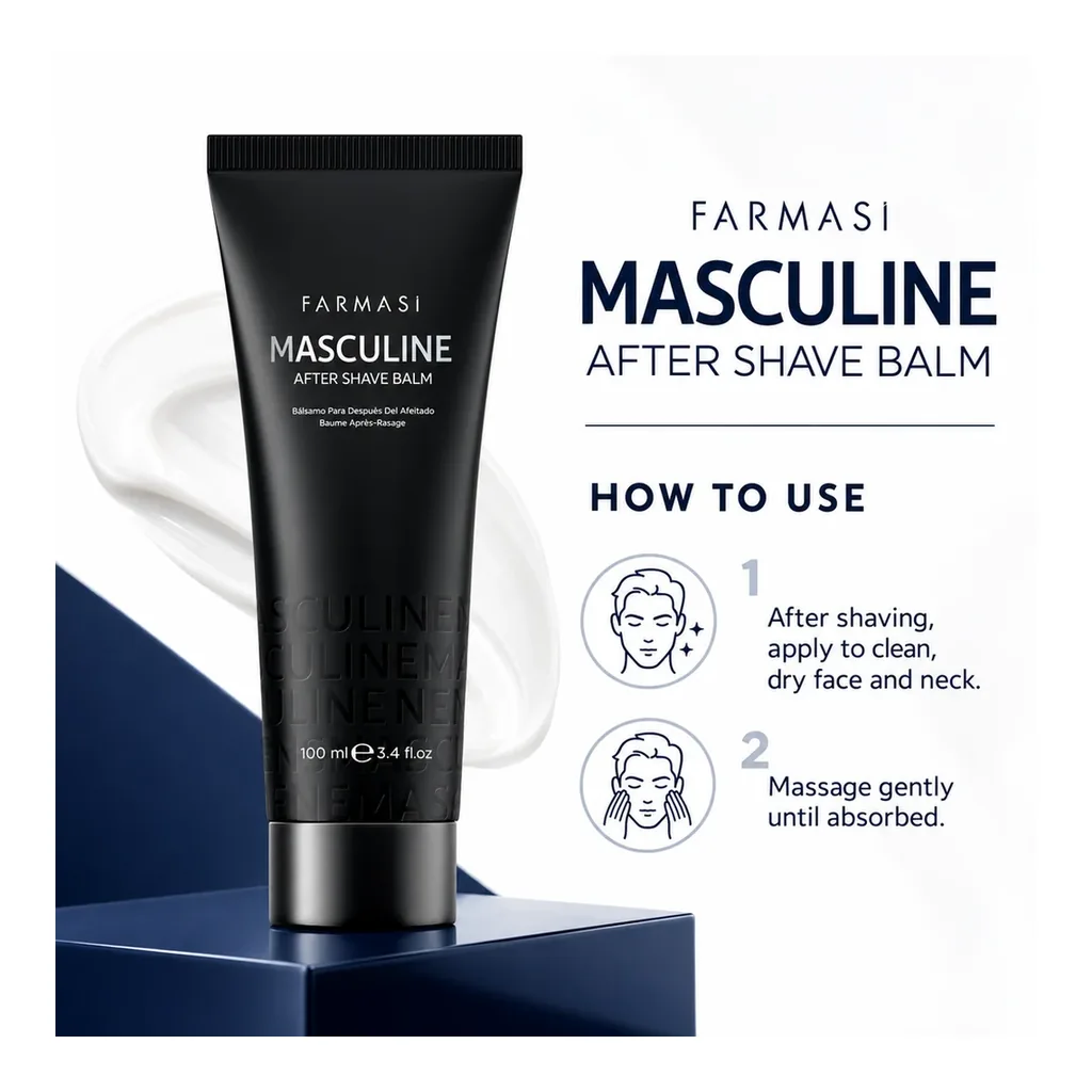 farmasi-1001835-masculine-after-shave-balm-04-how-to-use Farmasi Masculine After Shave Balm