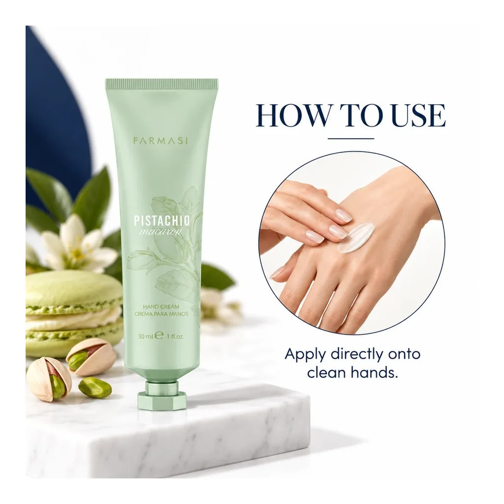 farmasi-1002134-pistachio-macaron-hand-cream-04-how-to-use Farmasi Pistachio Macaron Hand Cream