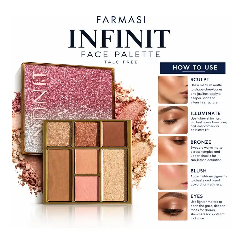 farmasi-1002569-infinit-face-palette-talc-free-04-how-to-use Farmasi Infinit Face Palette Talc Free