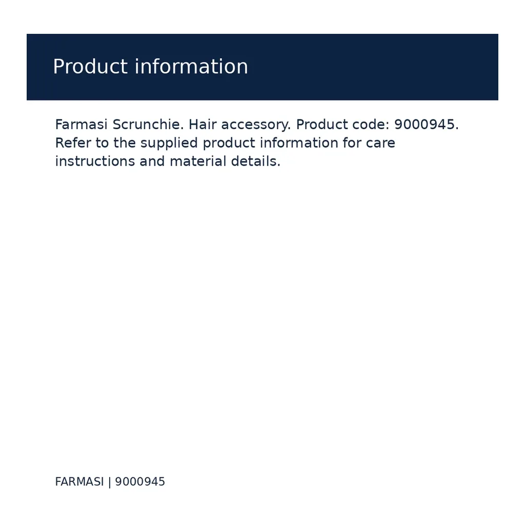 farmasi-9000945-farmasi-scrunchie-07-product-information Farmasi Scrunchie
