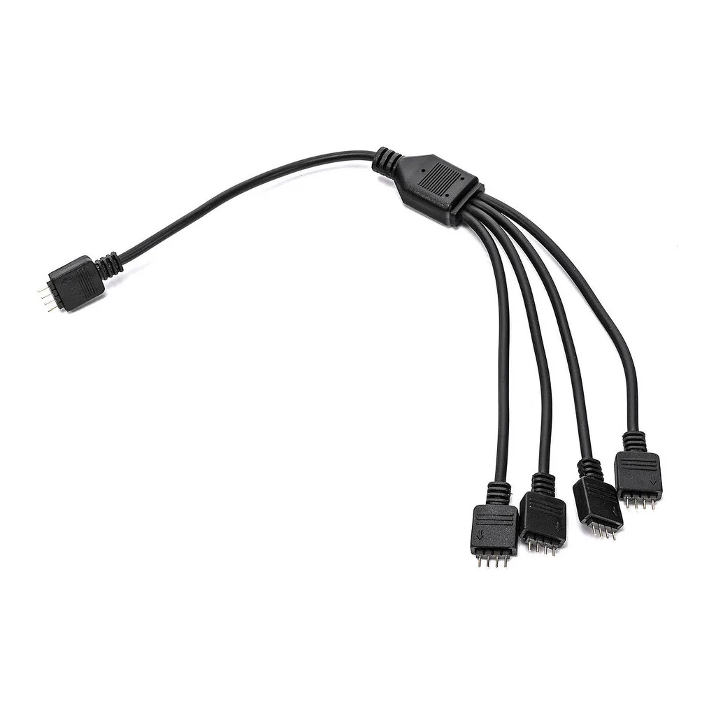 EKWB EK-RGB 4-Way Splitter Cable, Black | 3830046995353 - Image 5 EKWB EK-RGB 4-Way Splitter Cable, Black | 3830046995353