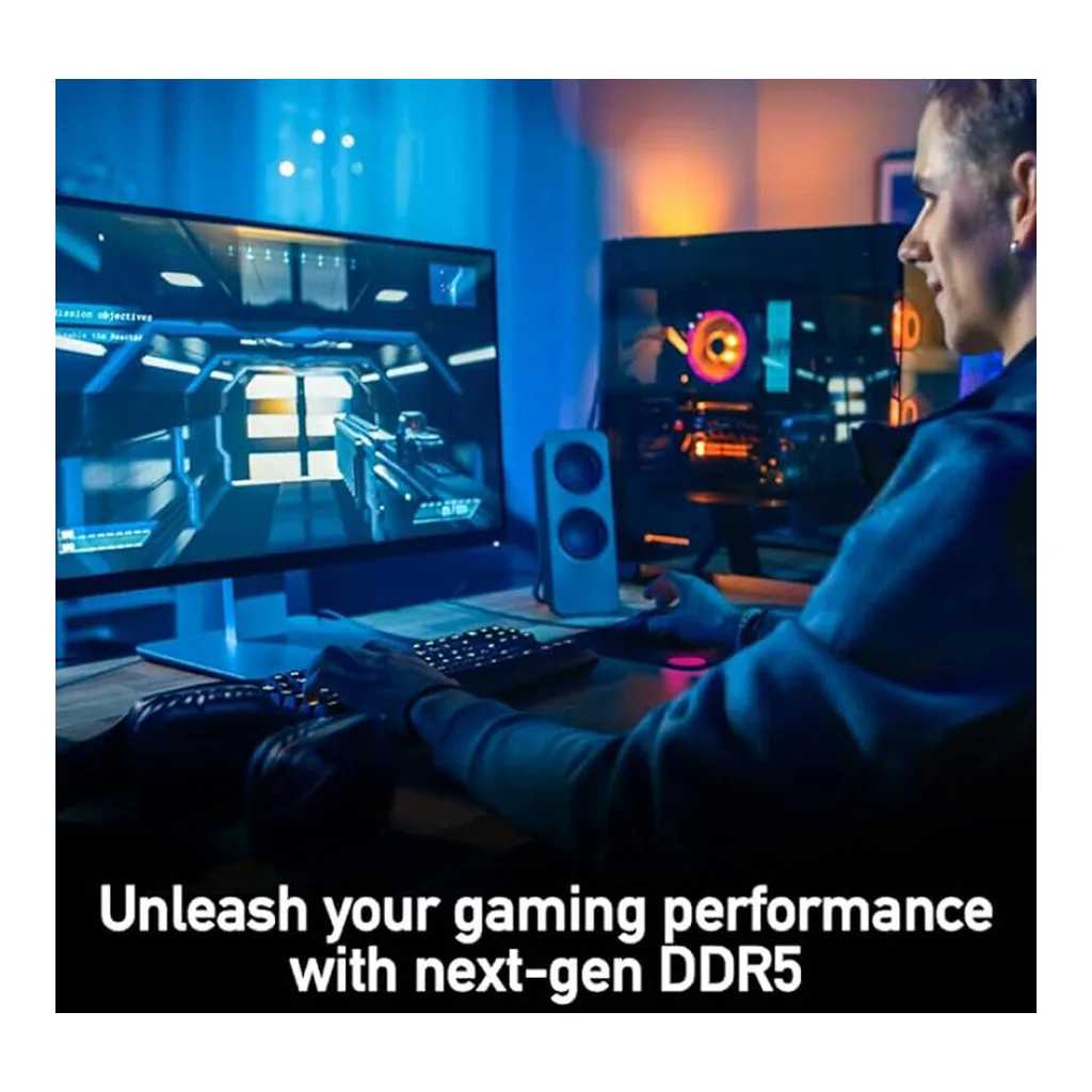 Lexar Ares RGB DDR5 Desktop Memory, 32GB (2x 16GB) Capacity, 6400 MHz Memory Speed, CL32 CAS Latency, 1.4 Voltage, 288-Pin, Support Intel XMP 3.0 & AMD EXPO | LD5EU016G-R6400GDLA - Image 4 Lexar Ares RGB DDR5 Desktop Memory, 32GB (2x 16GB) Capacity, 6400 MHz Memory Speed, CL32 CAS Latency, 1.4 Voltage, 288-Pin, Support Intel XMP 3.0 & AMD EXPO | LD5EU016G-R6400GDLA - Image 4