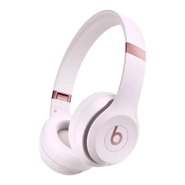 fbda1718099e3a2536cf963353e77507-hi.jpg Beats Solo 4 True Wireless On-Ear Headphone, Spatial Audio with Dynamic Head Tracking, Up to 50 Hours of Battery Life, USB-C, Flex-Grip Headband, UltraPlush Cushions, Cloud Pink