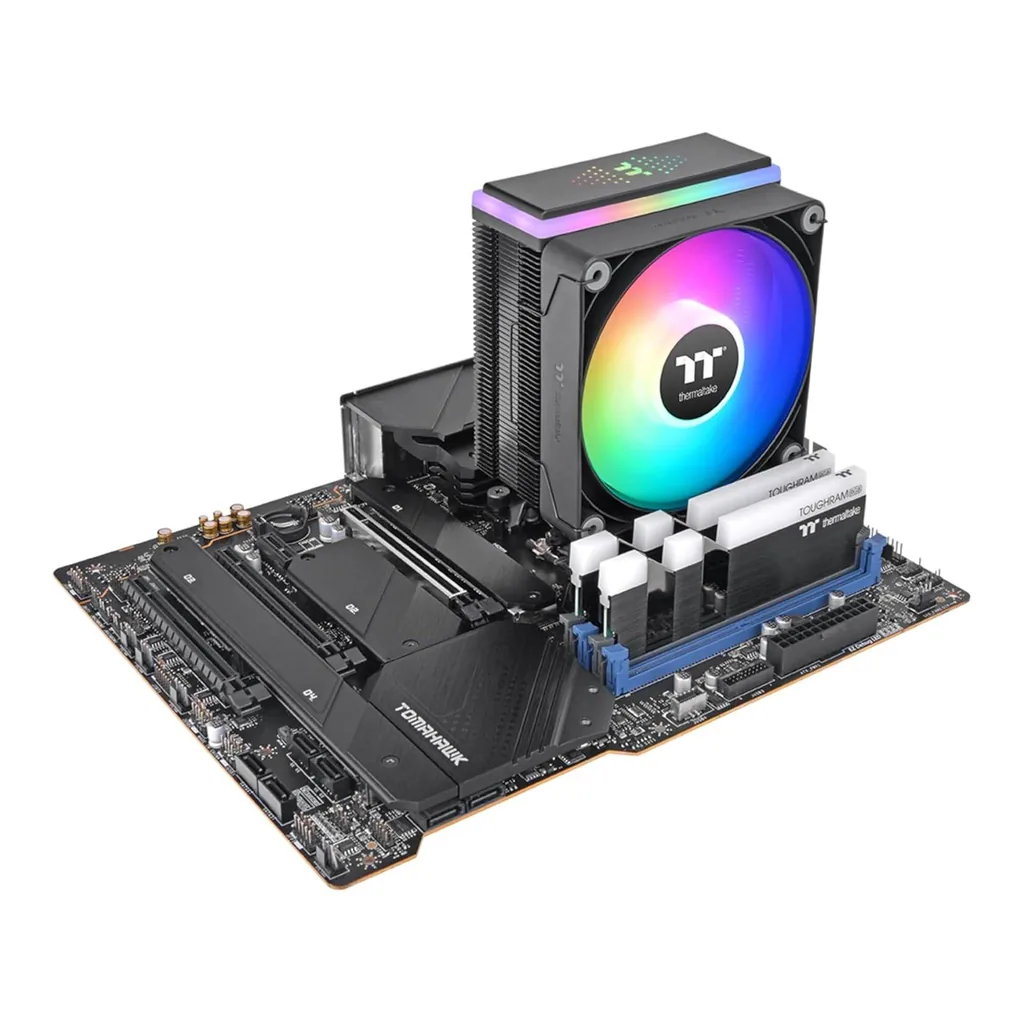 Thermaltake ASTRIA 200 ARGB Lighting Single Tower CPU Cooler, Black | CL-P119-AL12SW-A - Image 3 Thermaltake ASTRIA 200 ARGB Lighting Single Tower CPU Cooler, Black | CL-P119-AL12SW-A