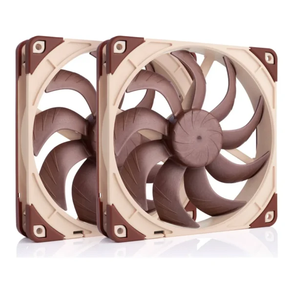 fcd69a15e789a4f1164f2f6402f3b7fb-hi.jpg Noctua NF-A14x25 G2 PWM Sx2-PP Dual Fan Set, Brown