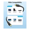 fcdae6c1b105af550ef8b92ecf60a525-hi.jpg Vention 8K HDMI Round Cable, Ultra High Speed 48Gbps, 8K@60Hz, 7680P Dolby Vision, Enjoy The HD Vision of The Game, Compatible With PS5 / PS4 / PS3, 10 Meter Length, Black