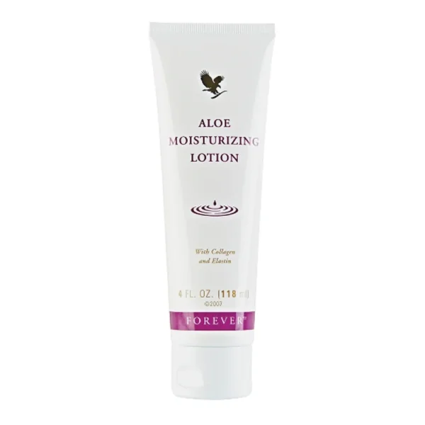 Forever Living aloe moisturizing lotion Forever Living aloe moisturizing lotion — US product packaging on a white background