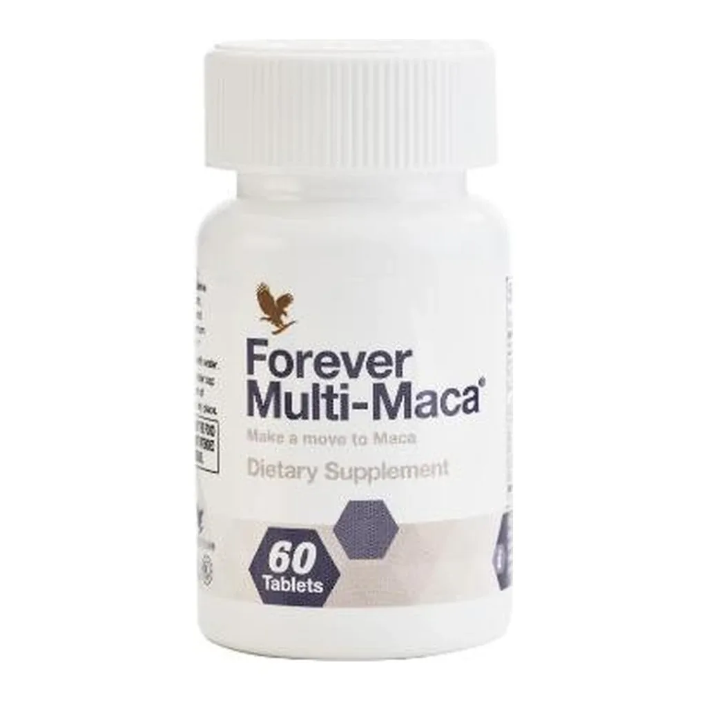 Forever Multi-Maca® 215 — US product packaging on white background Forever Multi-Maca®, manufacturer code 215, US product packaging on white background