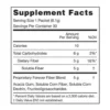 Forever Fiber® 464 — official US Supplement Facts label Forever Fiber®, manufacturer code 464, official US Supplement Facts label