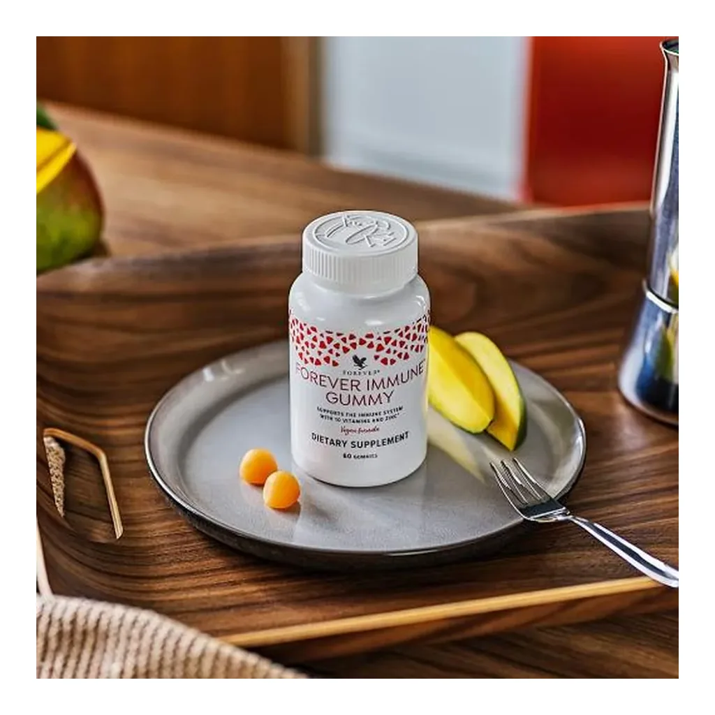 Forever Immune™ Gummy 566 — official product lifestyle photograph Forever Immune™ Gummy, manufacturer code 566, official product lifestyle photograph