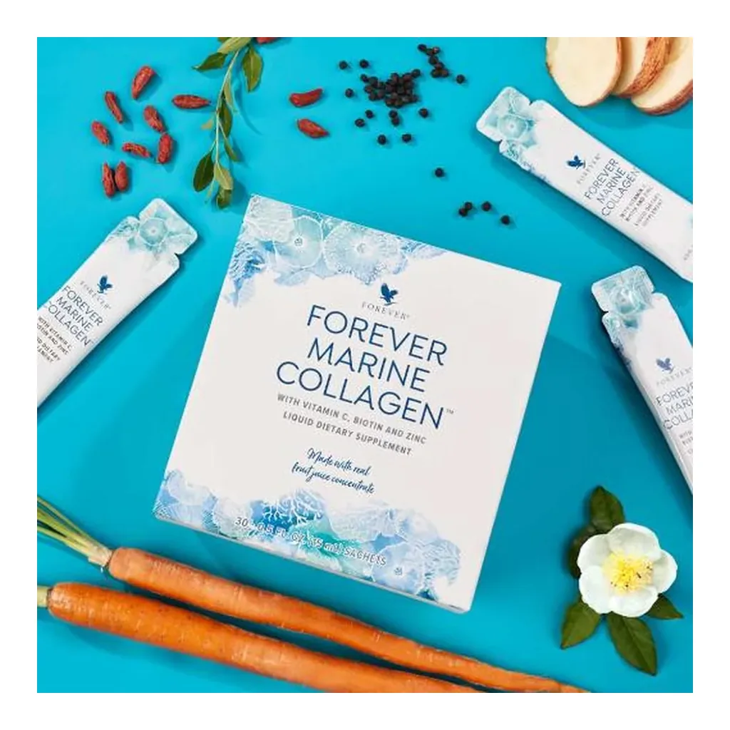 Forever Marine Collagen™ 613 — official product lifestyle photograph Forever Marine Collagen™, manufacturer code 613, official product lifestyle photograph