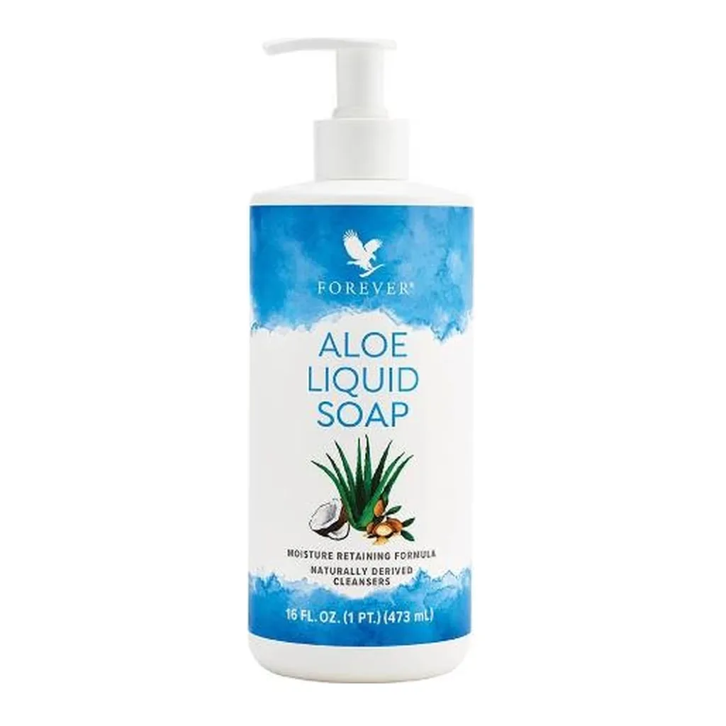 Forever Living aloe liquid soap Forever Living aloe liquid soap — US product packaging on a white background