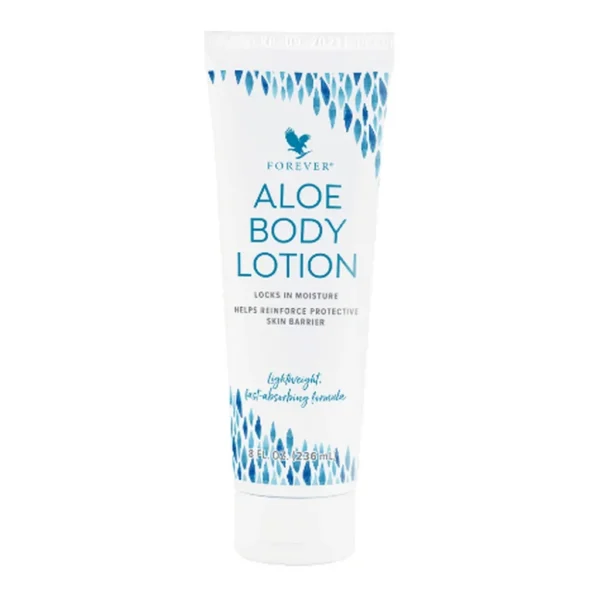 Forever Living aloe body lotion Forever Living aloe body lotion — US product packaging on a white background