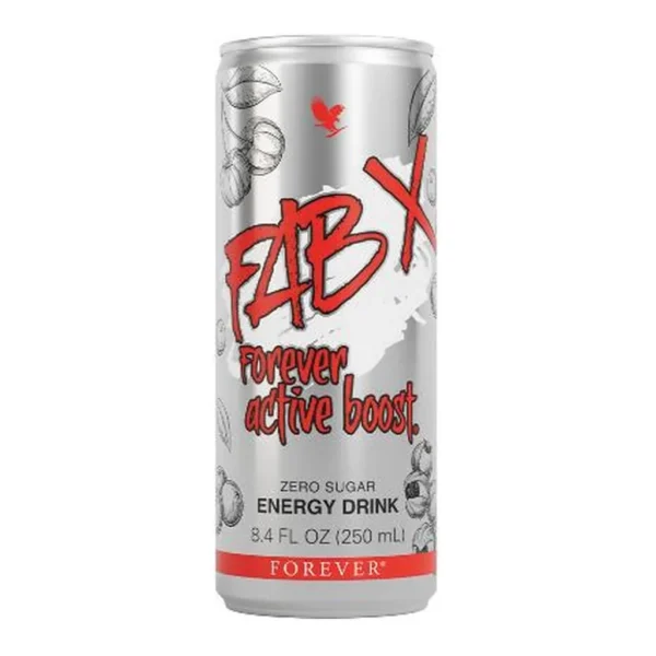FAB X Forever Active Boost® — US product packaging FAB X Forever Active Boost® — US product packaging on a white background