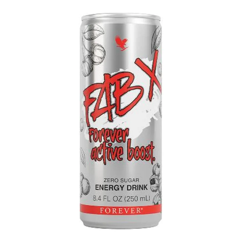 FAB X Forever Active Boost® — US product packaging FAB X Forever Active Boost® — US product packaging on a white background