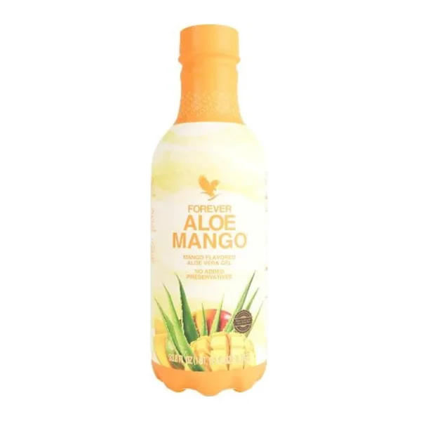 Forever Aloe Mango® — US product packaging Forever Aloe Mango® — US product packaging on a white background