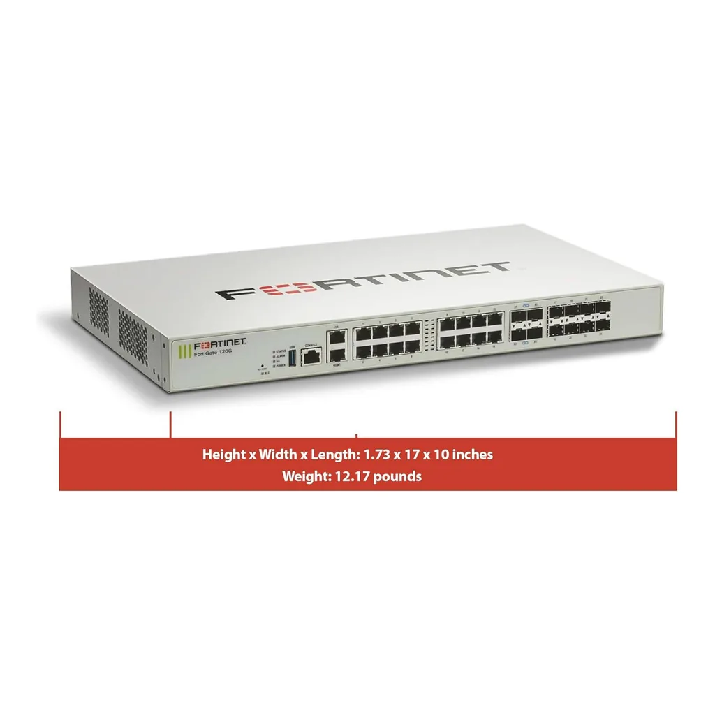 Fortinet FortiGate 120G Firewall, Enterprise Security Appliance with 3-Year FortiCare Premium Support, White | FG-120G-BDL-950-36 – Gallery image 5 Fortinet FortiGate 120G Firewall, Enterprise Security Appliance with 3-Year FortiCare Premium Support, White | FG-120G-BDL-950-36 – Gallery image 5