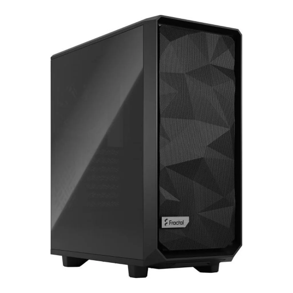 Fractal Design Meshify 2 Compact Black ATX Computer Case, Flexible High-Airflow, Dark Tinted Tempered Glass, Window Mid Tower | FD-C-MES2C-02 – Main image Fractal Design Meshify 2 Compact Black ATX Computer Case, Flexible High-Airflow, Dark Tinted Tempered Glass, Window Mid Tower | FD-C-MES2C-02 – Main image