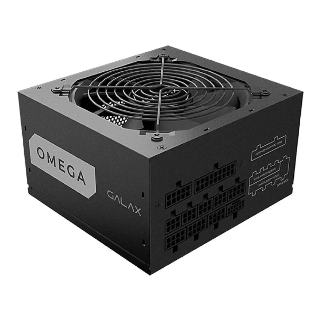 GALAX OMEGA GLX850 Full-Modular Power Supply, 850W Power, 80 PLUS Gold Efficiency, Cybenetics Gold, 105° C-Rated Capacitors, 120mm Fluid Dynamic Bearing, Black | PGO85GPTNAFB0 – Gallery image 2 GALAX OMEGA GLX850 Full-Modular Power Supply, 850W Power, 80 PLUS Gold Efficiency, Cybenetics Gold, 105° C-Rated Capacitors, 120mm Fluid Dynamic Bearing, Black | PGO85GPTNAFB0 – Gallery image 2