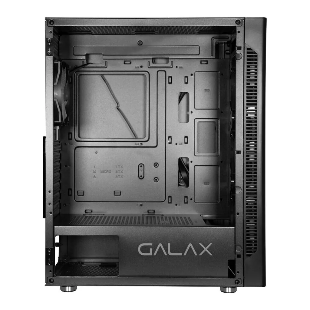 GALAX REVOLUTION-06 ALLSYNC Mid Tower ATX PC Case Tempered Glass Side Panel Remote Customization Peak Airflow Fits Up to 6*120mm Fans 360mm Radiators USB 3 0/2 0 HD Audio Back CGG6AGBA4AA – Gallery image 6 GALAX REVOLUTION-06 ALLSYNC Mid Tower ATX PC Case Tempered Glass Side Panel Remote Customization Peak Airflow Fits Up to 6*120mm Fans 360mm Radiators USB 3 0/2 0 HD Audio Back CGG6AGBA4AA – Gallery image 6