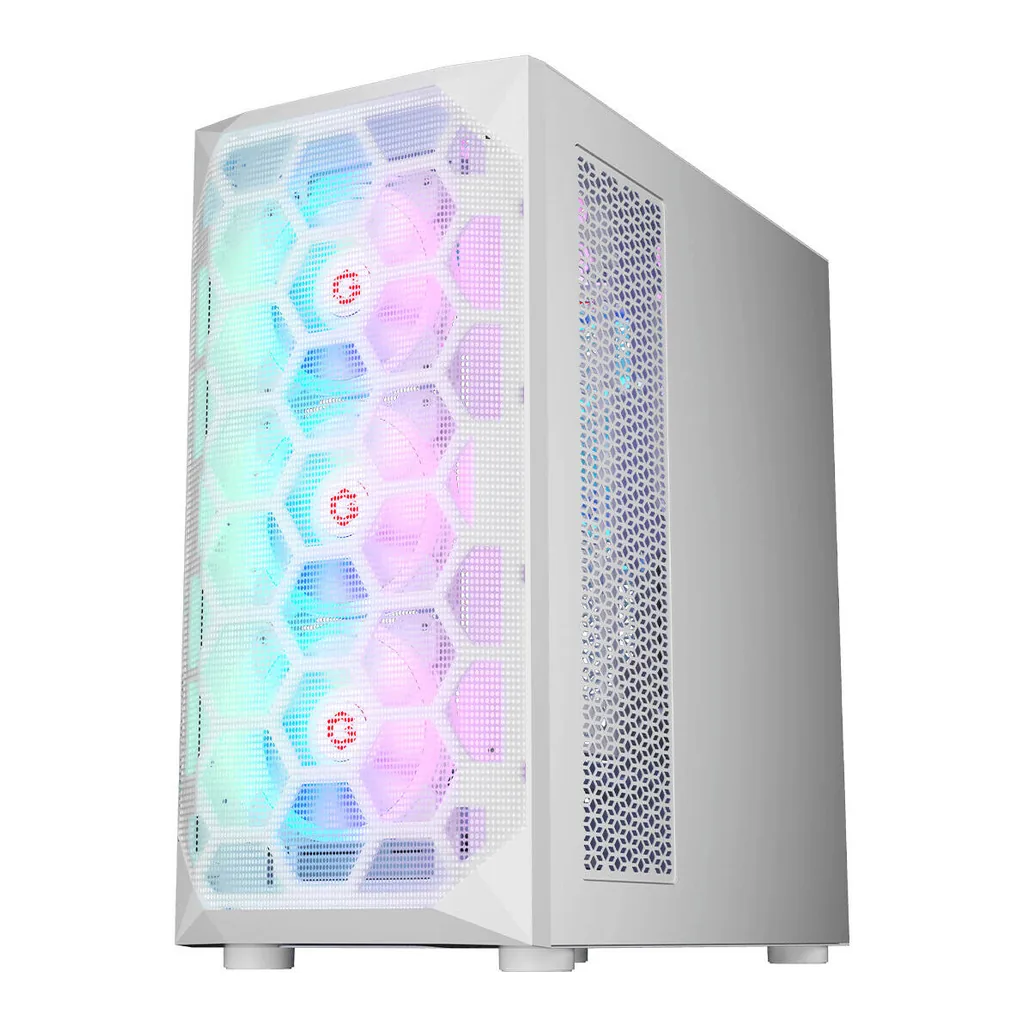 GAMEON Emperor Arctic I Series Mid Tower Gaming Case, 7x 120mm Pre-Installed aRGB Fans, Up to 360mm Radiator & 9x Fan Support, 0.8mm Tempered Glass + SPCC Materials, White | GO-EMPERORI-A – Gallery image 3 GAMEON Emperor Arctic I Series Mid Tower Gaming Case, 7x 120mm Pre-Installed aRGB Fans, Up to 360mm Radiator & 9x Fan Support, 0.8mm Tempered Glass + SPCC Materials, White | GO-EMPERORI-A – Gallery image 3