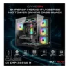 GAMEON GO-EMPERORVX-M ATX Mid Tower PC Case, 4x 120mm ARGB Fans Pre-Installed, 360mm Radiator Support, 7 Expansion Slots, Front & Side Tempered Glass, Black | GO-EMPERORVX-M – Gallery image 3 GAMEON GO-EMPERORVX-M ATX Mid Tower PC Case, 4x 120mm ARGB Fans Pre-Installed, 360mm Radiator Support, 7 Expansion Slots, Front & Side Tempered Glass, Black | GO-EMPERORVX-M – Gallery image 3
