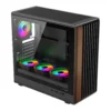 GAMEON Timber Midnight Series Mid Tower Gaming Case, 7x 120mm Pre-Installed ARGB+PWM Fans, 360mm Radiator Support, 7 Expansion Slots, Premium SPCC Iron, Wood/Black | GO-TIMBER-M – Gallery image 1 GAMEON Timber Midnight Series Mid Tower Gaming Case, 7x 120mm Pre-Installed ARGB+PWM Fans, 360mm Radiator Support, 7 Expansion Slots, Premium SPCC Iron, Wood/Black | GO-TIMBER-M – Gallery image 1