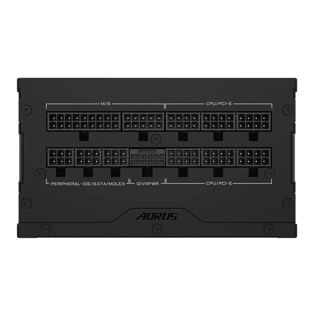 GIGABYTE AORUS ELITE P1000W 80+ Platinum Modular PCIe 5.0 Power Supply, 1000W Power, 80 PLUS Platinum Efficiency, 120mm Fluid Dynamic Bearing Fan, Black | GP-AE1000PM-PG5 – Gallery image 2 GIGABYTE AORUS ELITE P1000W 80+ Platinum Modular PCIe 5.0 Power Supply, 1000W Power, 80 PLUS Platinum Efficiency, 120mm Fluid Dynamic Bearing Fan, Black | GP-AE1000PM-PG5 – Gallery image 2