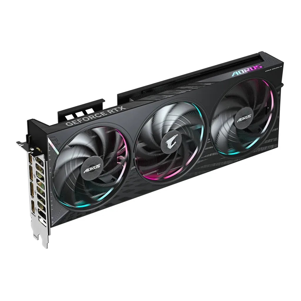 GIGABYTE AORUS GeForce RTX 5060 ELITE Graphics Card, 8GB DDR7 128-Bit Memory, 2722 MHz Core Clock, 3840 CUDA Cores, 28 Gbps Memory Speed, PCI Express – Gallery image 1 GIGABYTE AORUS GeForce RTX 5060 ELITE Graphics Card, 8GB DDR7 128-Bit Memory, 2722 MHz Core Clock, 3840 CUDA Cores, 28 Gbps Memory Speed, PCI Express – Gallery image 1