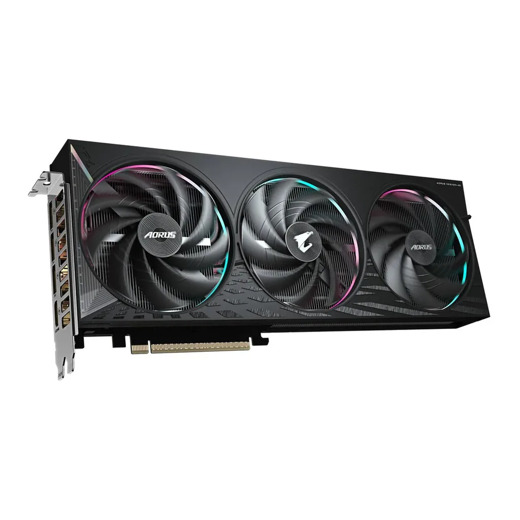 GIGABYTE AORUS GeForce RTX 5060 ELITE Graphics Card, 8GB DDR7 128-Bit Memory, 2722 MHz Core Clock, 3840 CUDA Cores, 28 Gbps Memory Speed, PCI Express – Gallery image 3 GIGABYTE AORUS GeForce RTX 5060 ELITE Graphics Card, 8GB DDR7 128-Bit Memory, 2722 MHz Core Clock, 3840 CUDA Cores, 28 Gbps Memory Speed, PCI Express – Gallery image 3