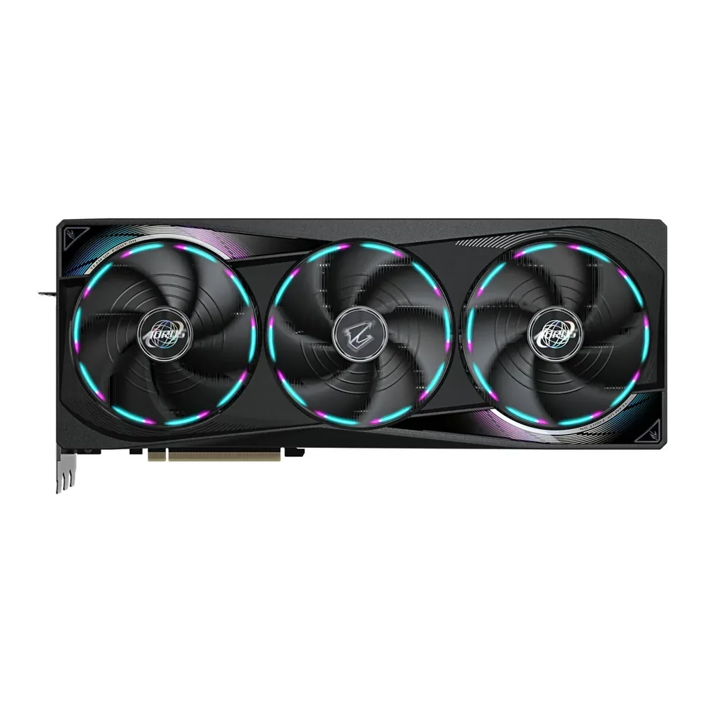 GIGABYTE AORUS GeForce RTX 5080 MASTER Graphics Card, 16GB GDDR7 256-Bit Memory, 2805 MHz Core Clock, 30 Gbps Memory Speed, PCI-Express 5.0 | GV-N5080 – Gallery image 5 GIGABYTE AORUS GeForce RTX 5080 MASTER Graphics Card, 16GB GDDR7 256-Bit Memory, 2805 MHz Core Clock, 30 Gbps Memory Speed, PCI-Express 5.0 | GV-N5080 – Gallery image 5