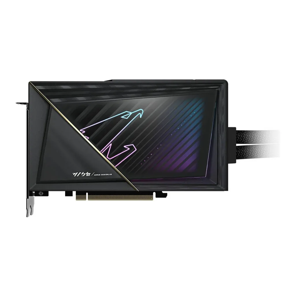 GIGABYTE AORUS GeForce RTX 5080 XTREME WATERFORCE Graphics Card, 16GB GDDR7 256-Bit Memory, 2805 MHz Core Clock, 30 Gbps Memory Speed, 10752 CUDA Core – Gallery image 4 GIGABYTE AORUS GeForce RTX 5080 XTREME WATERFORCE Graphics Card, 16GB GDDR7 256-Bit Memory, 2805 MHz Core Clock, 30 Gbps Memory Speed, 10752 CUDA Core – Gallery image 4